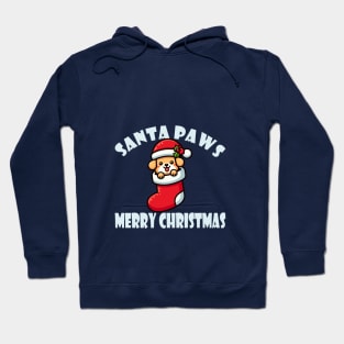 Santa Paws Is Coming To Town Hoodie